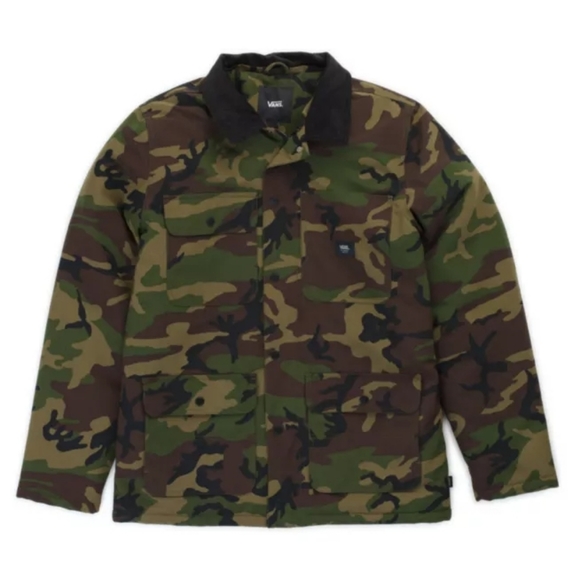 Vans Military Camo Mens Hooded Winter Jacket Coat - Picture 12 of 12